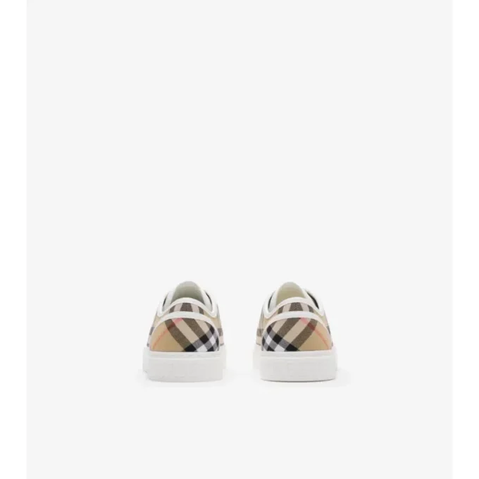 Zapatillas de lona de algodón con estampado de cuadros