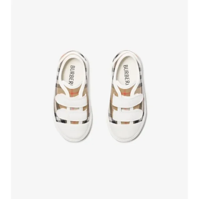 Zapatillas de lona de algodón con estampado de cuadros