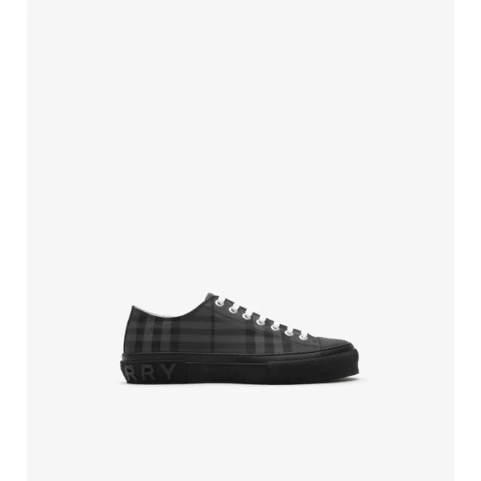 Zapatillas de mezcla de nailon con estampado de cuadros