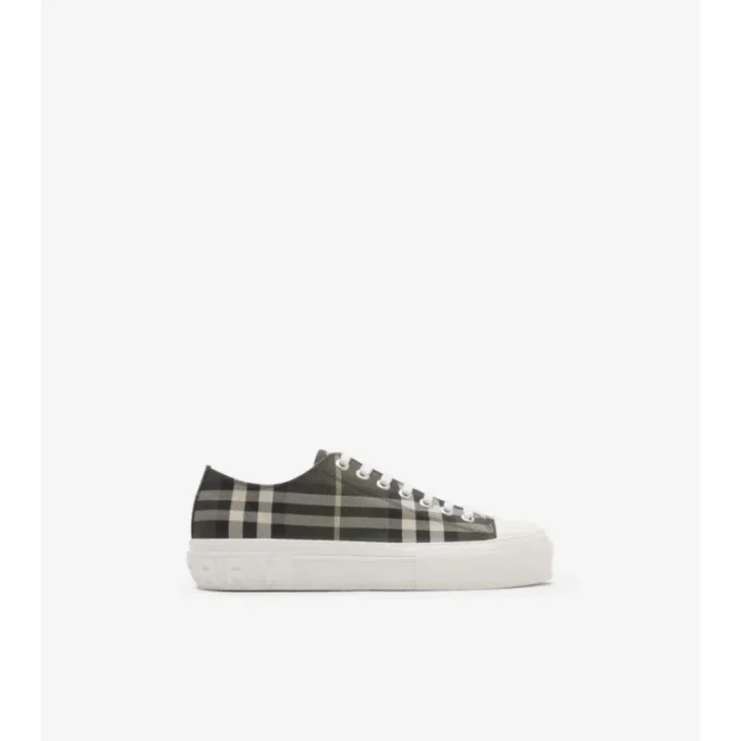 Zapatillas de mezcla de nailon con estampado de cuadros
