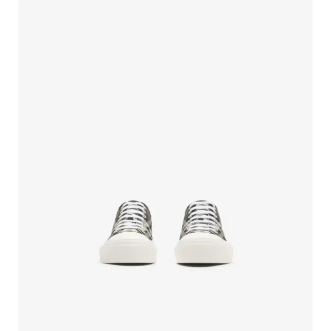 Zapatillas de mezcla de nailon con estampado de cuadros