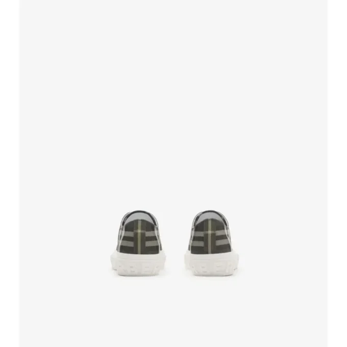Zapatillas de mezcla de nailon con estampado de cuadros