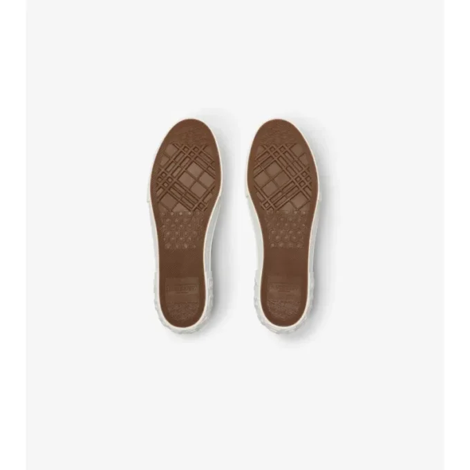 Zapatillas de mezcla de nailon con estampado de cuadros