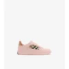 Zapatillas de piel y estampado de cuadros 