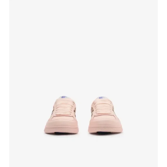 Zapatillas de piel y estampado de cuadros 