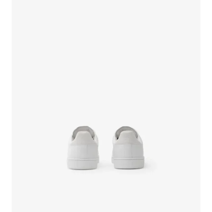 Zapatillas Set de piel con estampado de cuadros en relieve 