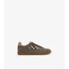 Zapatillas Terrace de piel, ante y estampado de cuadros 