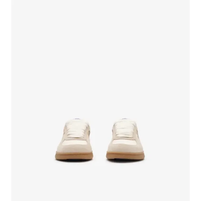 Zapatillas Terrace de piel, ante y estampado de cuadros