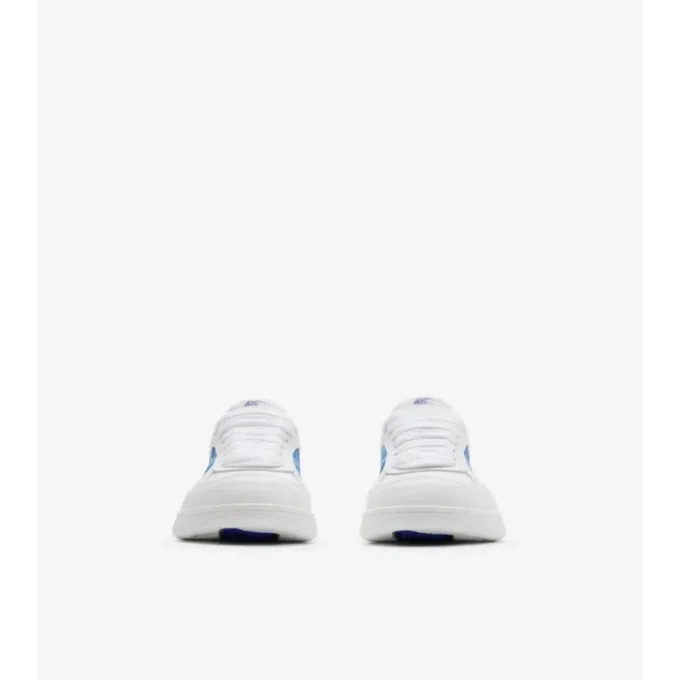 Zapatillas Terrace de piel y estampado de cuadros 
