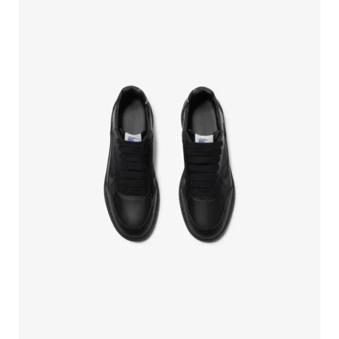 Zapatillas Terrace de piel y estampado de cuadros 
