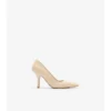 Zapatos de salón altos Dame de piel con estampado de cuadros