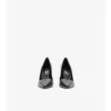 Zapatos de salón altos Dame de piel con estampado de cuadros
