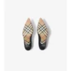 Zapatos de salón altos Dame de piel con estampado de cuadros