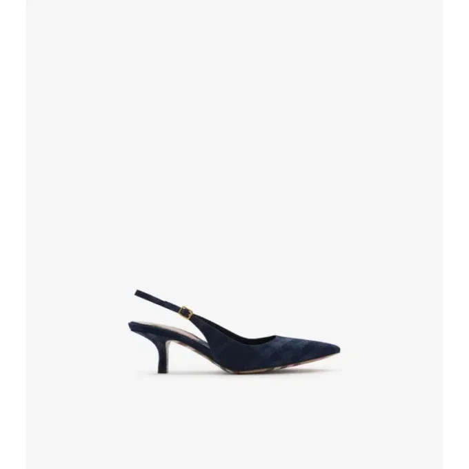 Zapatos de salón con talón abierto Check Dame 