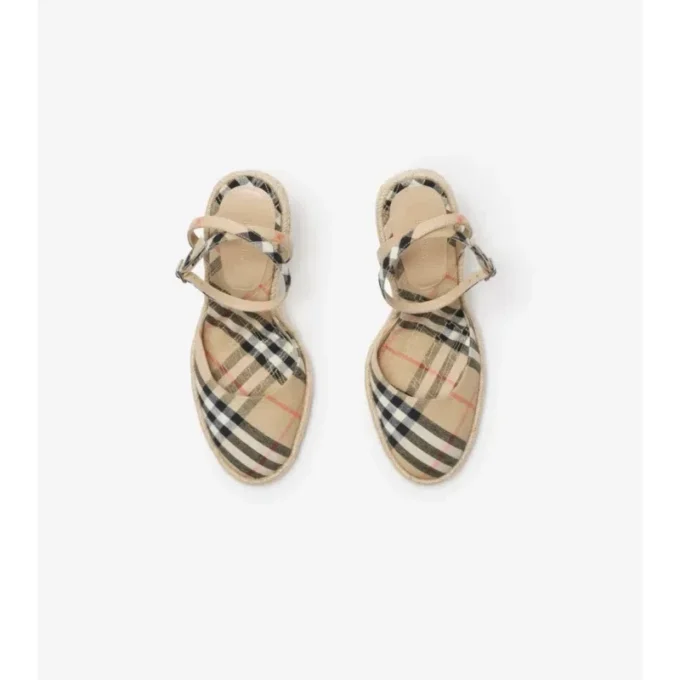 Zapatos de salón tipo alpargata Mews con estampado de cuadros 