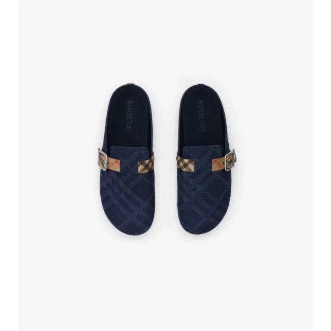 Zuecos Urchin de Denim a cuadros